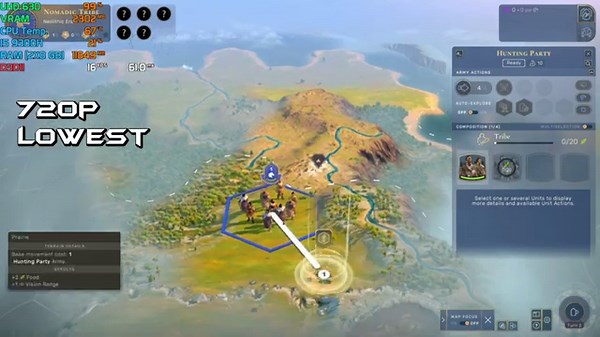 Humankind || Intel HD/UHD 620/630 + i5 9300H Performance Test || 720p Benchmark