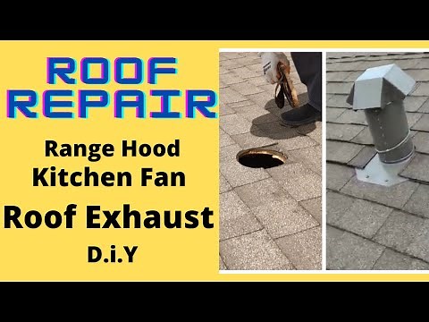 9 step DiY Kitchen Range Hood Roof Flashing Install_ Roof Repair
