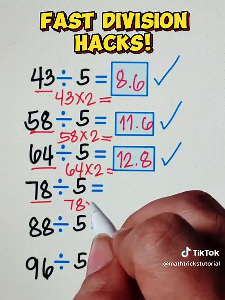 Fast Division Hacks Tutorial‼️