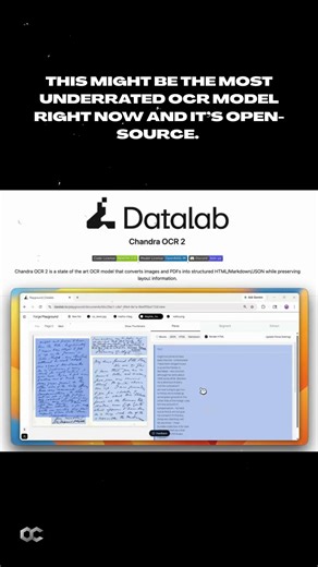 DataLab- Underrated Open Source OCR tool #ai #innovation #tech