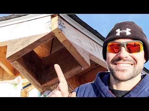 How To Build A Double Birdbox For Soffit On A House!