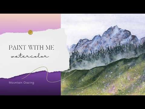 From Blank Page to Vibrant Scene: Watch this Watercolor Adventure Unfold