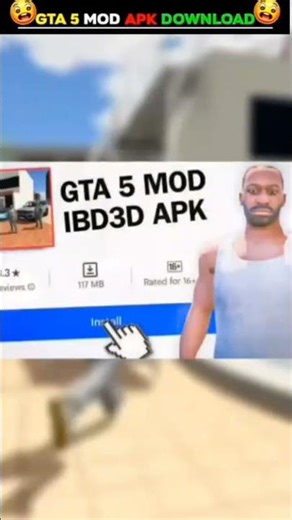 GTA V APK LINK In Indian Bike Driving 3D 🤯🤯 #shorts #viral