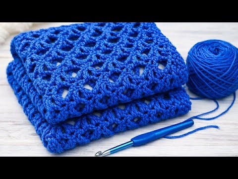 Very Easy fot Boys CROCHET BLANKET PATTERN FOR BEGNNIER Boys 👦