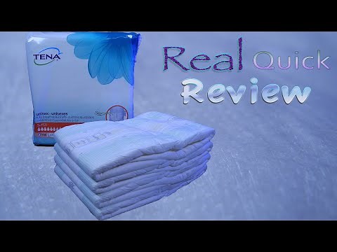 Real Quick Review Tena "Proskin" Super #adultdiaper