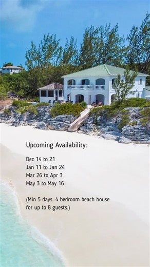 Papaya House Exuma on Instagram: "Papaya House is a 4 bedroom, 3.5 bathroom upscale vacation rental on an amazing beach in Exuma, Bahamas. DM me if you can make last minute dates in December or January work! Direct flights from Toronto, Miami, Fort Lauderdale, Charlotte, Atlanta and 4 times a day from Nassau. Jackie@papayahouse.com"