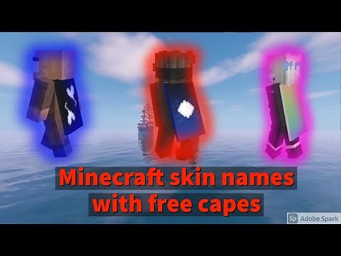 Minecraft skin names with capes - free minecraft capes