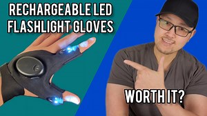 Watch Fully rechargeable led flashlight gloves! on Amazon Live