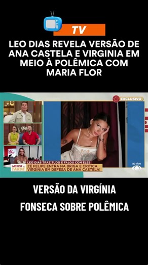 Virgínia Fonseca deu versão sobre a polêmica envolvendo a Cantora Ana Castela ter maquiado sua filha. #virginia #virginiaezefelipe #anacastelacantora😍 #famosos #tretavirginia