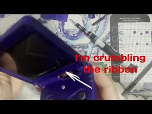 Replacing screen on Gameboy Advance SP