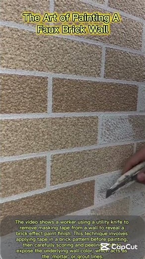 How to Create a Textured Brick Look with Paint
