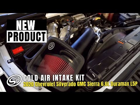 S&B Cold Air Intake Kit for the 2020-23 Chevrolet Silverado GMC Sierra 6.6L Duramax L5P