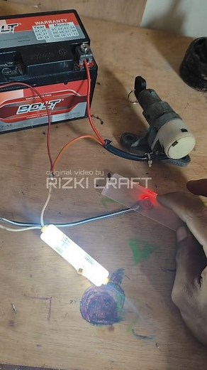 86K views · 735 reactions | How to connect sensors on a motorbike as a safety measure #tutorial #idea #creative | Rizki Craft | Facebook