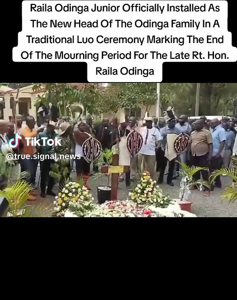 Raila Odinga Junior Installed As New Head Of Family