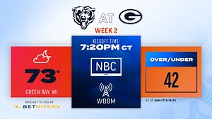Where to watch, listen to Bears-Packers game