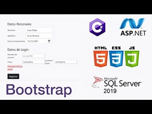 ASP.NET C♯ || REGISTRO básico SIN Procedimientos Almacenados desde cero (SQL, CSS, JS)[2021]