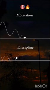 Motivation Gets You Started, Discipline Takes You There🎯 #motivation #discipline