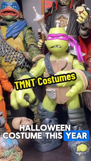 Some of these are definitely frightening! Last minute TMNT Halloween costume ideas #tmnt #toys #nostalgia #halloweencostume #actionfigures | Plastic Flashback