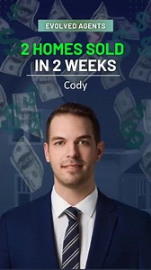 Check out how Cody closed the very first lead we got him! Cody was new to the system, and within no time, he secured his first deal. It's proof that with the right tools and support, success can come quickly. If you're ready to take your real estate game to the next level, see how our approach works for agents like Cody! | Evolved Agents | Facebook