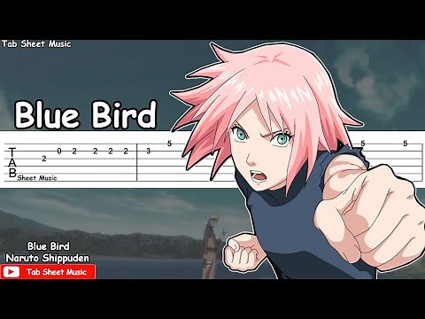 Naruto Shippuden OP 3 - Blue Bird (Ikimono Gakari) Guitar Tutorial