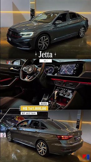 🔥🚗 Volkswagen Jetta GLI 350 TSI 2020 — esportividade, desempenho e elegância em um único sedan.
