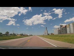 Driving in Western Nebraska from Alliance to Crawford