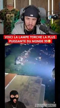 VOICI LA LAMPE TORCHE LA PLUS PUISSANTE DU MONDE 👀😳