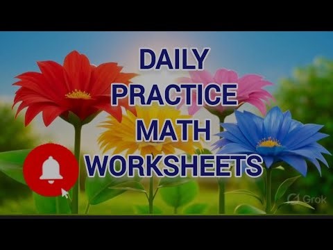 How to learn nursery kids math worksheet counting numbers identification