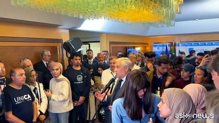 MO., Tajani accoglie 59 studenti palestinesi usciti da Gaza