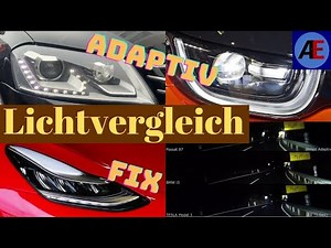 Lichtvergleich TESLA Model 3 vs BMW i3 vs VW Passat B7 - wieviel besser ist adaptives Licht?