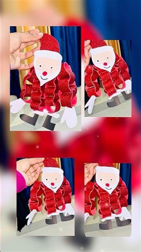 In this video, I’ll show you step-by-step how to create beautiful, handmade Santa Claus#shorts#viral