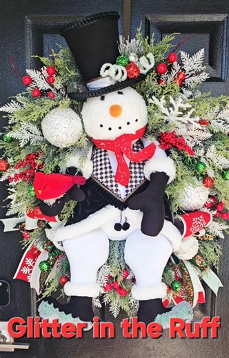 Snowman Wreath, Christmas Wreath, Christmas Decor, Cardinal Wreath, Snowman Decor, Winter Wreath, Classic Christmas, Christmas Front Door - Etsy