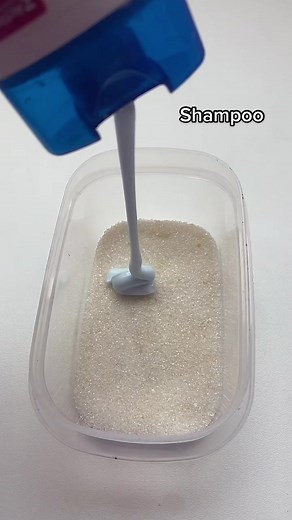 Cómo hacer slime fácil con shampoo y sal