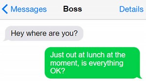 Boss bans employee from taking lunch break