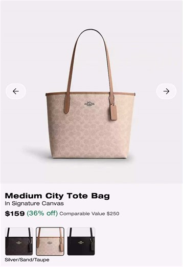 Fashion Find: Coach's Small City Tote Bag Returns!