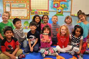 Children At The Preschool Place & Kindergarten Help Others Attend Preschool Through Preschool Advantage