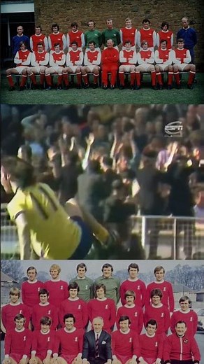 Did the ref just celebrate the final whistle?! 🤣 Arsenal vs Liverpool, 1971 FA Cup Final scenes! 🏆