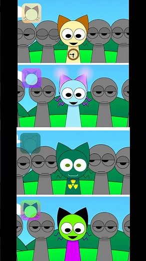 Incredibox Sprunki Pyramixed VS Swap 1 VS Swap 2 VS Swap 3 #shorts