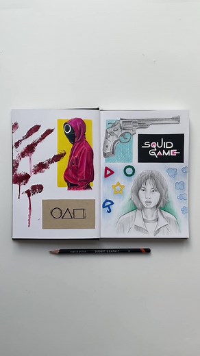 Squid Game Drawing Ideas for Your Sketchbook