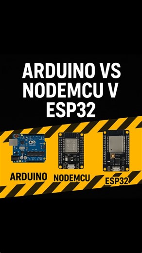 @innovaedge_technologies on Instagram: "🚀💡Arduino vs NodeMCU vs ESP32 — Which one should YOU use? 🤔 Here’s a simple comparison for students & beginners who are starting their electronics or IoT journey👇 🔵 Arduino → Best for learning basics 🟠 NodeMCU → Best for WiFi IoT 🔵 ESP32 → WiFi + Bluetooth + fastest Still confused? ✨ DM BOARD GUIDE for personalised help! #arduino #esp32 #nodemcu #iotprojects #engineeringstudents electronicsprojects diyprojects makerscommunity techstudents iotdevelop