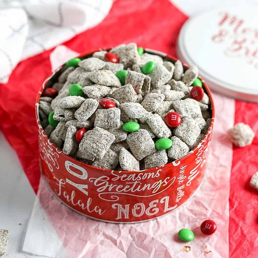 Vanilla Pudding Puppy Chow aka Muddie Buddies (NO peanut butter)