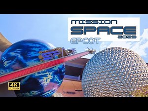 EPCOT Mission: Space Complete Ride Experience in 4K | Walt Disney World Florida 2023