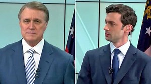 Ossoff rails against Sen. Perdue in heated debate moment