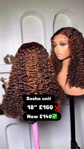 Rallys World Ltd on Instagram: "Sales Price : £140 Wig name: Sasha unit Hair Type: 💯% Human hair. Pissy curls Fitting : 5by5 Weight:250 grams Hair colour : Piano colour End date : 10th December,2025 Postage Date : on or before 20th December. To order: 1. Visit our website Rallyshair.com. / Whatsapp chat us 07453389579/ Dm us 2. Search for the name of the unit “ or click on shop now to see the variation of what we have. BUY NOW PAY LATER with KLARNA. Kindly Note: No refund. Exchange only( T&Cs a