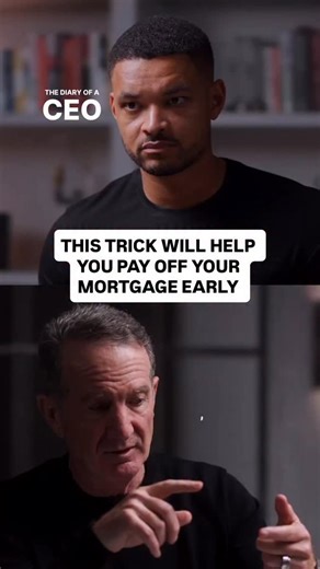The Diary Of A CEO. on Instagram: "Paying off your mortgage sooner can change everything. David Bach explains that one of the most common financial mistakes is waiting too long to pay off a mortgage. He says the decision starts with your interest rate. If your mortgage rate is low, it may make sense to invest extra money elsewhere. But with higher rates, paying down the mortgage faster becomes an easy decision. He points out that even one extra payment per year on a thirty year mortgage can shor