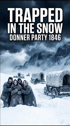 The Donner Party Tragedy (1846) | America's Deadliest Journey #history #shorts