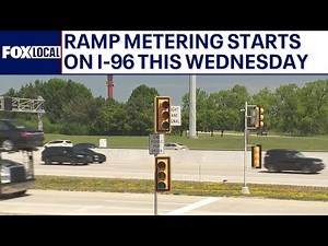Ramp metering on I-96 to begin, hoping to improve merging, safety
