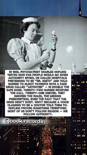 ⚕️ The Chilling Experiment That Exposed Blind Obedience