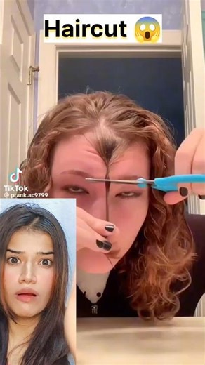 "Never cut your Hair like this !!Biggest fail 😱#youtubeshorts #shorts #viralhack #haircut #diy