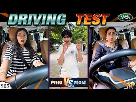DRIVING TEST on Defender | Ep 905 | Mom vs Pihu Driving Challenge | Aayu and Pihu Show